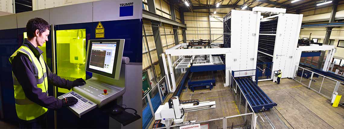 automated laser cutting