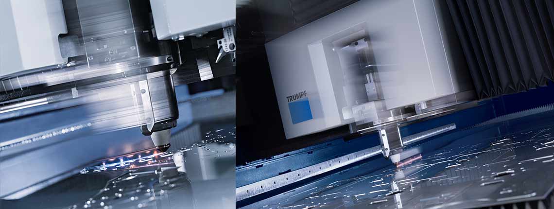 Flat bed laser cutting