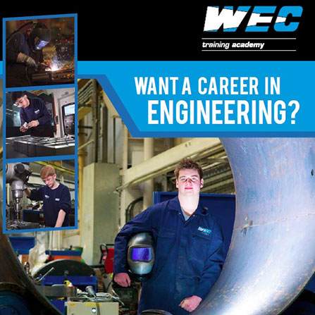 WEC Group training academy brochure front cover