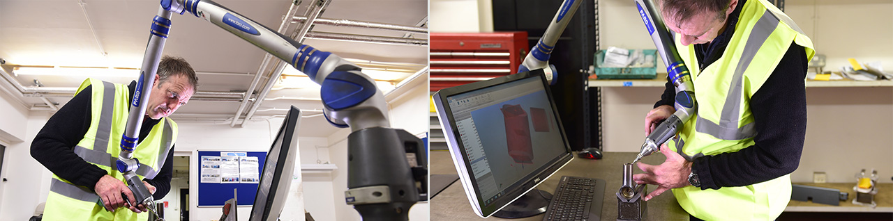 FARO 3D Inspection Technology in use