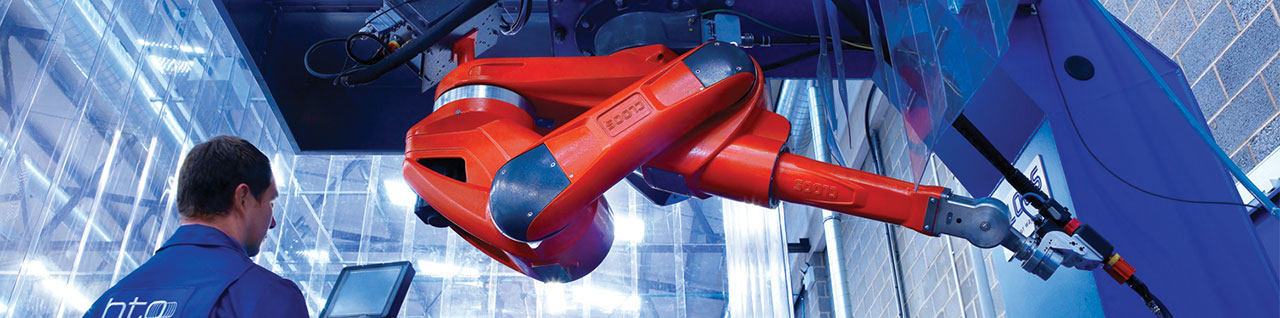 Cloos robotic welding system at HTA Group